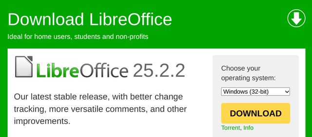 LibreOffice 25.2.2 e 24.8.6: Novità e Download