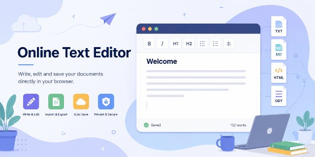 Editor di testo online