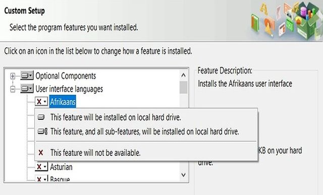 LibreOffice cambiare la lingua su windows